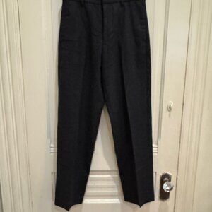 Charcoal Felted Wool Banana Republic Men's Trousers